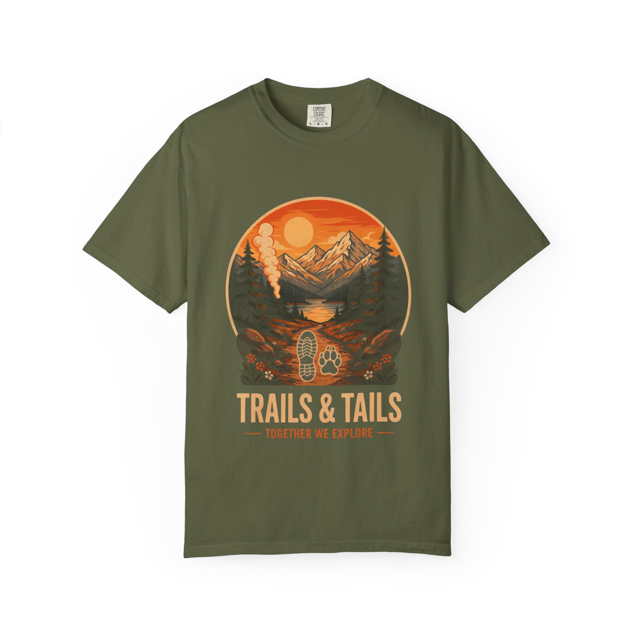 Vandrestier & Hale T-shirt — Mountain Lejrbåls Eventyr T-shirt