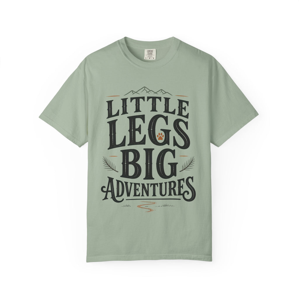 Gravhund Udendørs Eventyr T-shirt | Små Ben Store Eventyr Vandreskjorte | Camping Hundeelsker Tøj