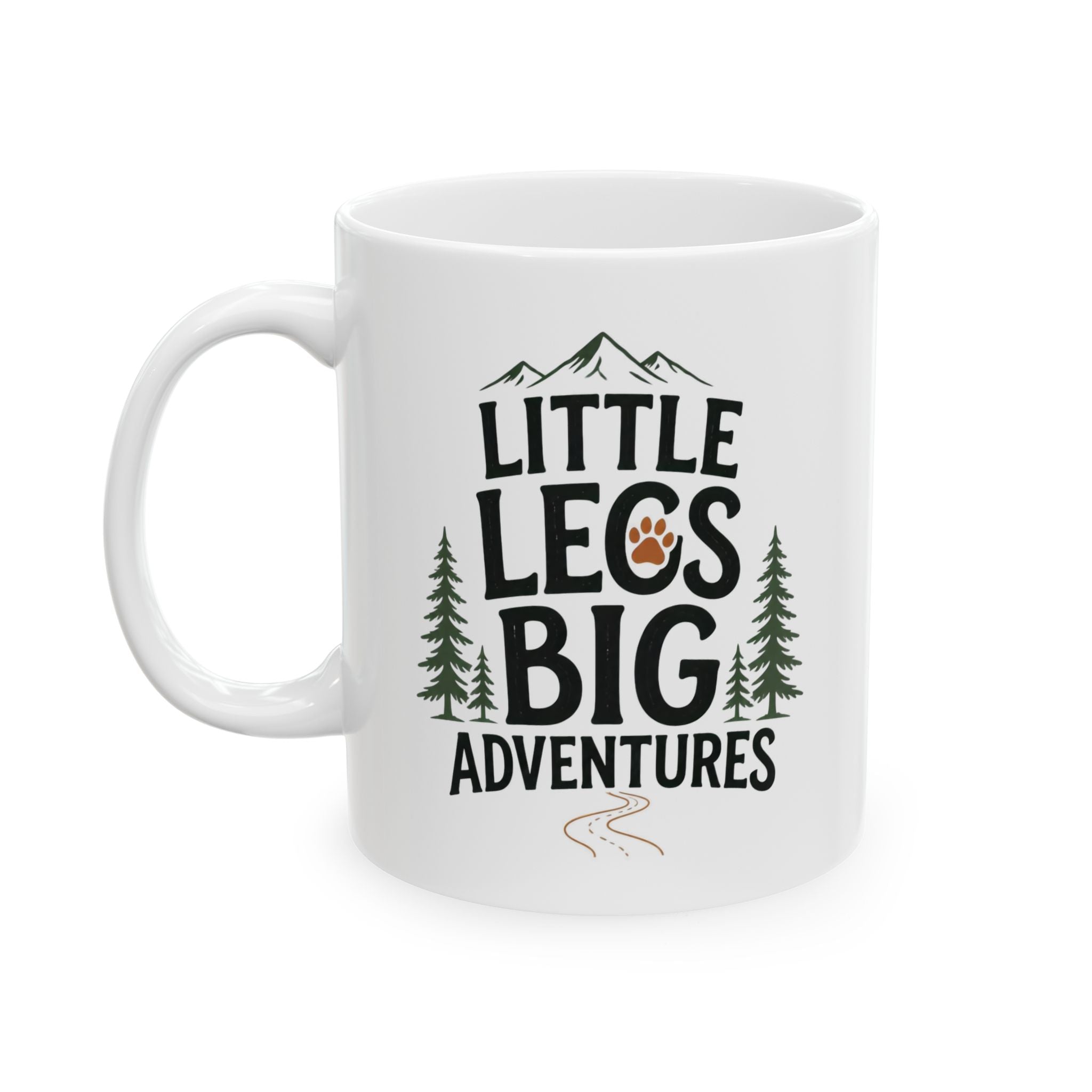 Little Legs Big Adventures Mug | Dachshund Lover Coffee Cup | Outdoor Hiking Camping Gift | Dog Mom Adventure Mug