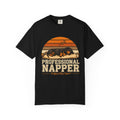 Professional Napper T-Shirt — Dachshund Retro Sleep Design