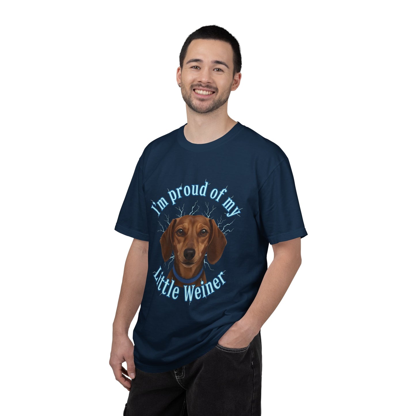 T-Shirt  “I’m Proud of My Little Weiner” Dachshund Tee