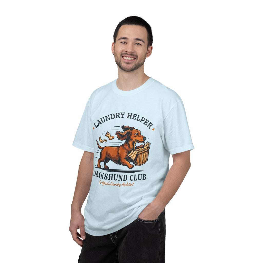 Funny Dachshund Club "Laundry Helper" T-Shirt