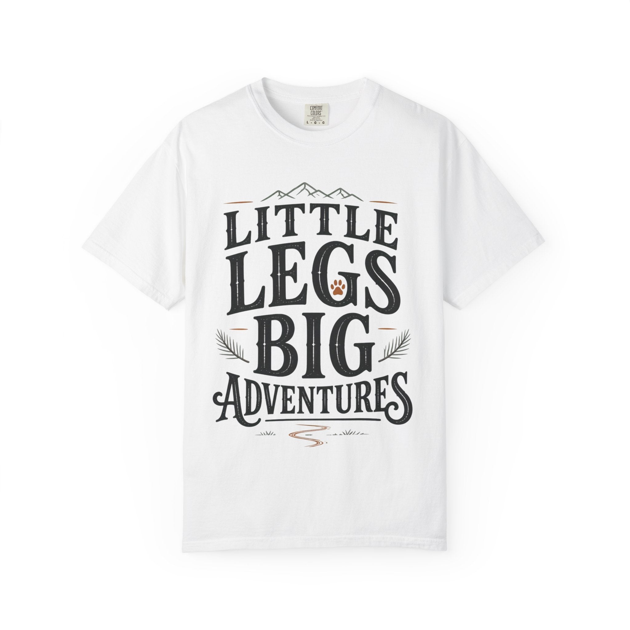 Gravhund Udendørs Eventyr T-shirt | Små Ben Store Eventyr Vandreskjorte | Camping Hundeelsker Tøj