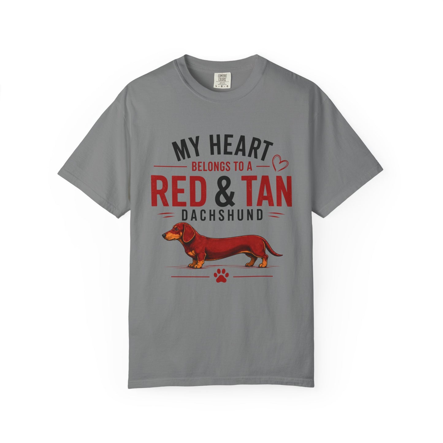My Heart Belongs to a Red & Tan Dachshund T-Shirt