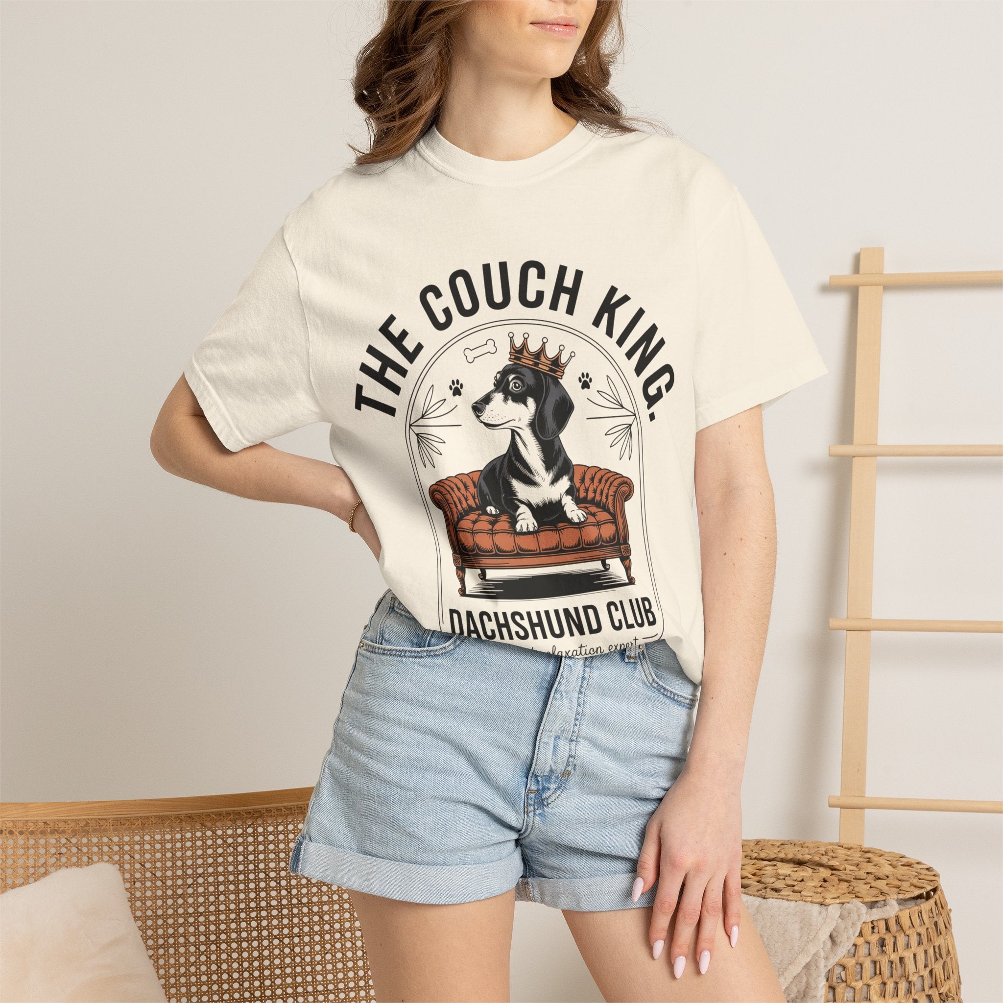 The Couch King Dachshund Club T-Shirt