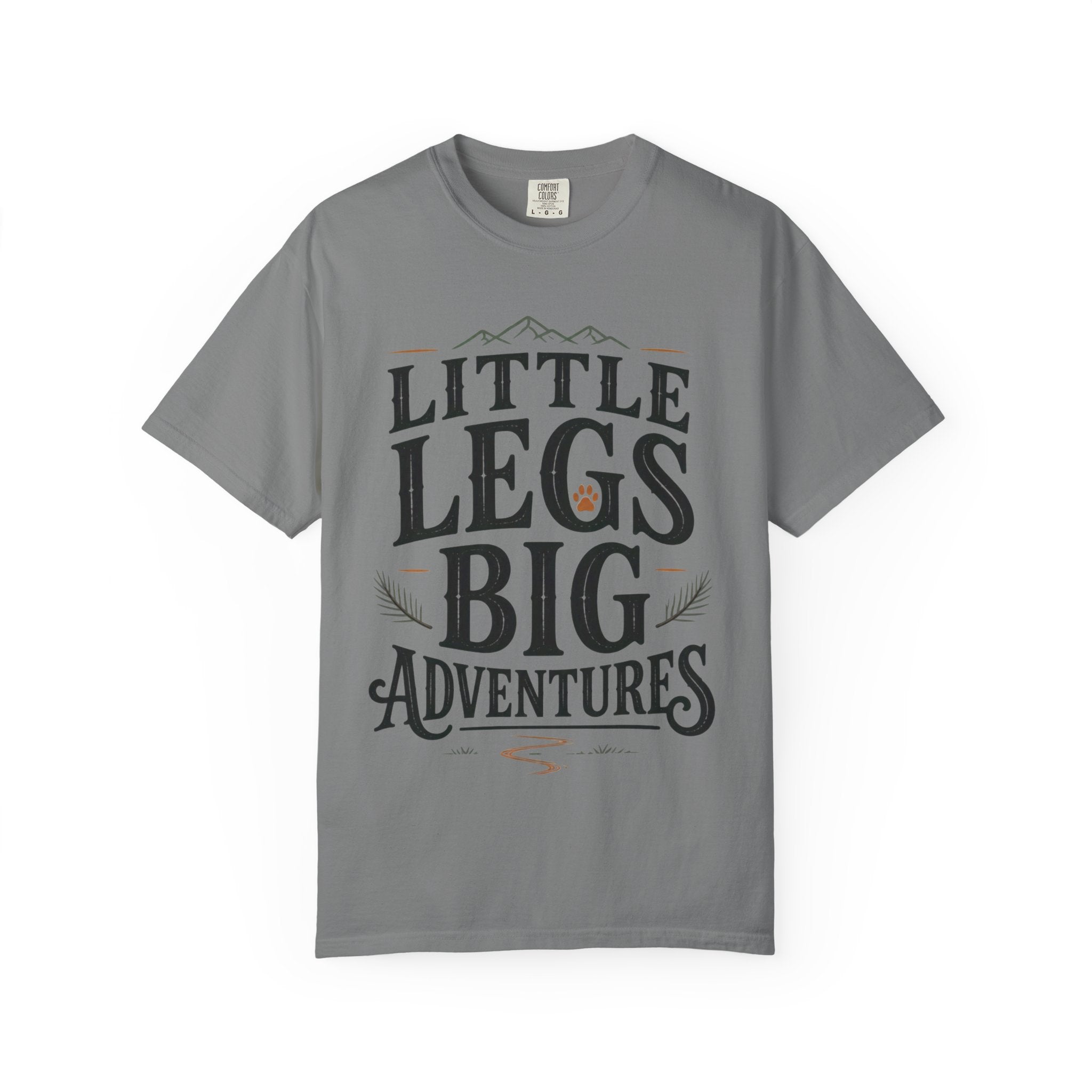Gravhund Udendørs Eventyr T-shirt | Små Ben Store Eventyr Vandreskjorte | Camping Hundeelsker Tøj