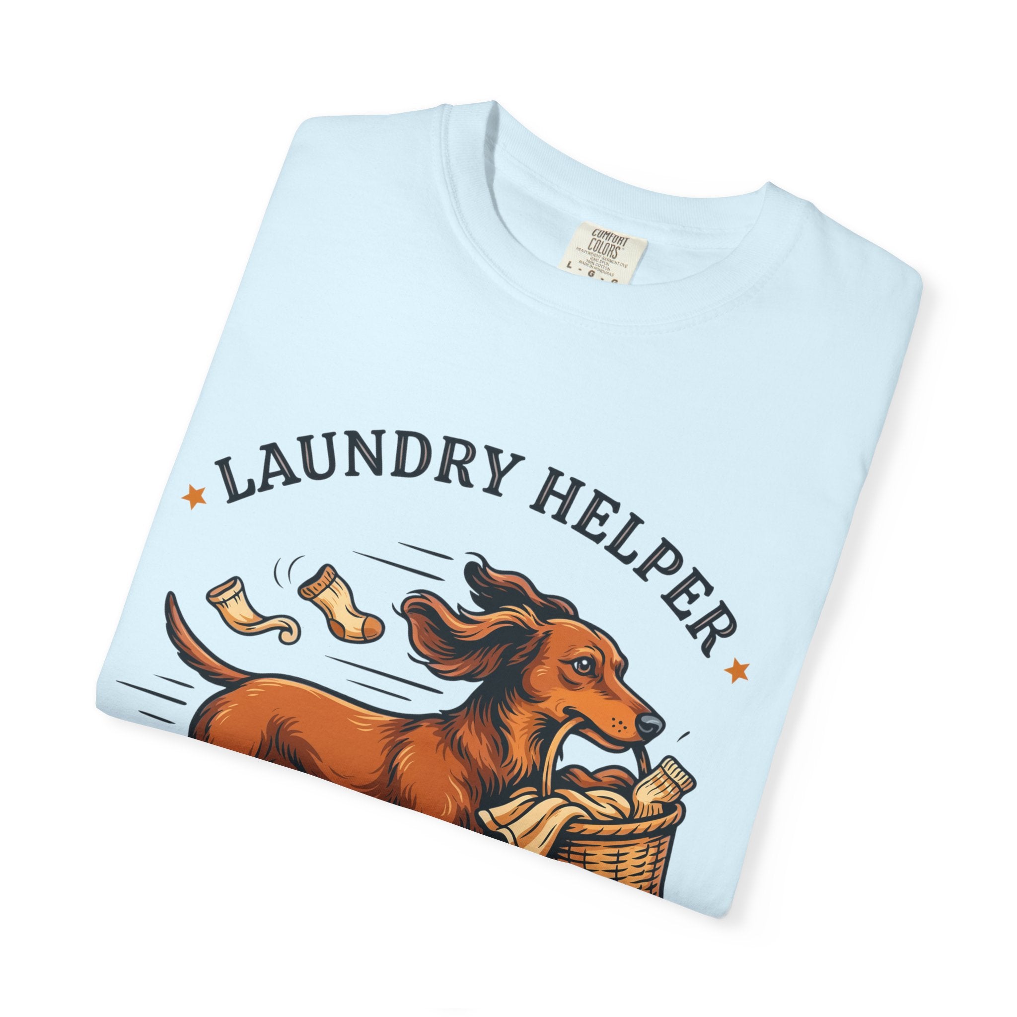 Funny Dachshund Club "Laundry Helper" T-Shirt