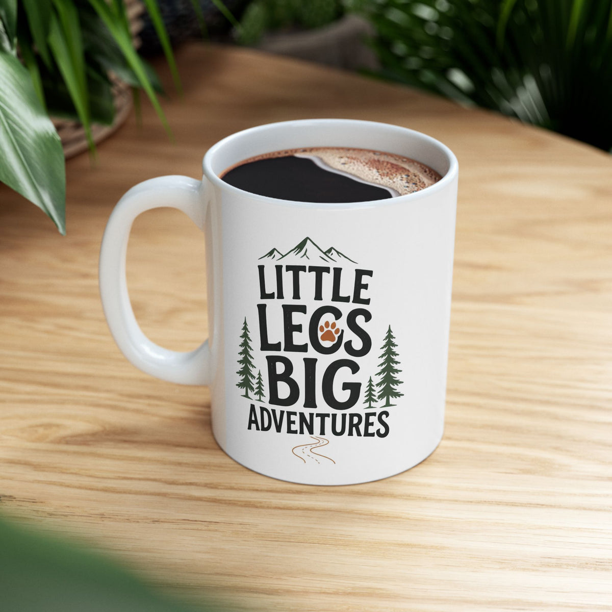 Little Legs Big Adventures Mug | Dachshund Lover Coffee Cup | Outdoor Hiking Camping Gift | Dog Mom Adventure Mug