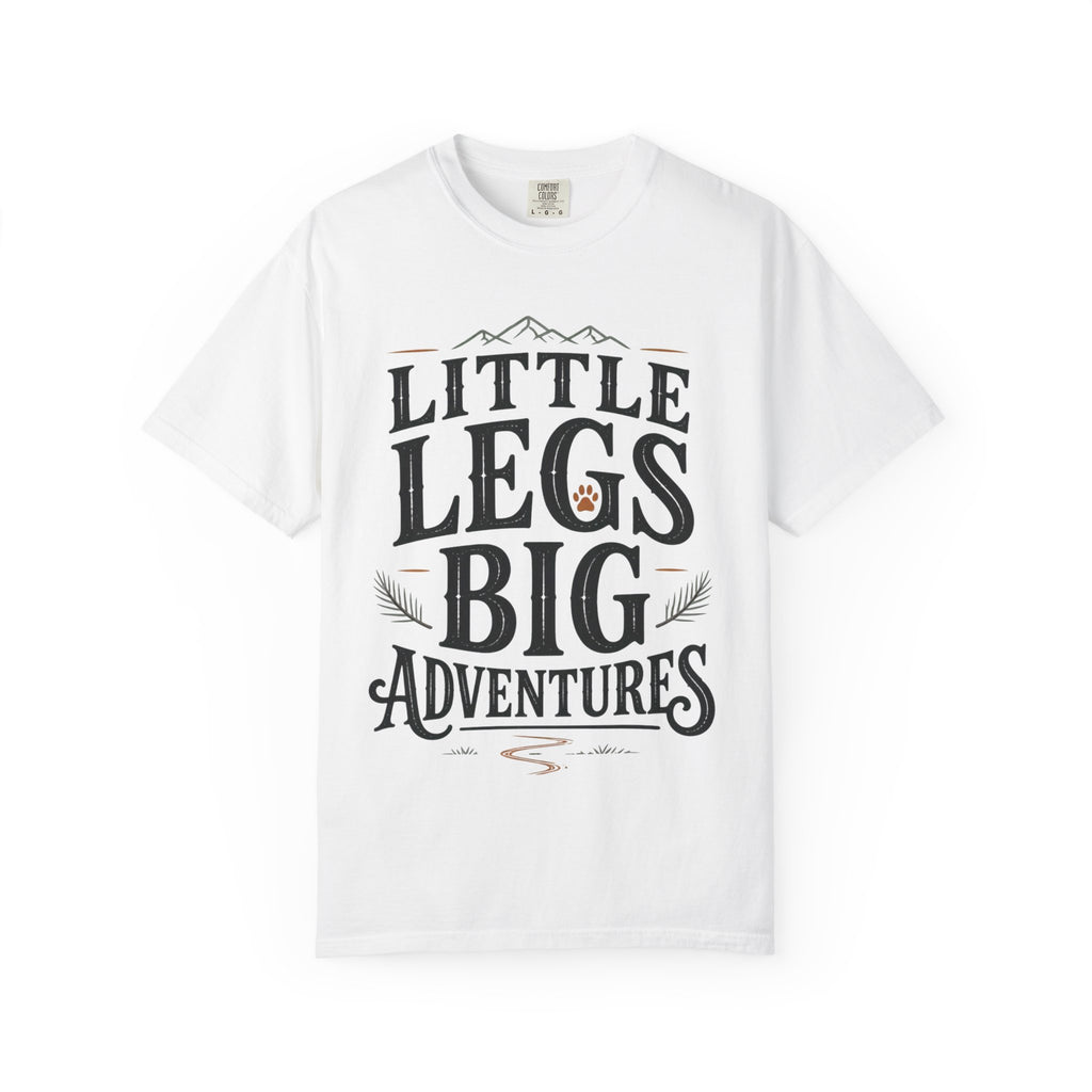 Dachshund Outdoor Adventure T-Shirt | Little Legs Big Adventures Hiking Shirt | Camping Dog Lover Apparel