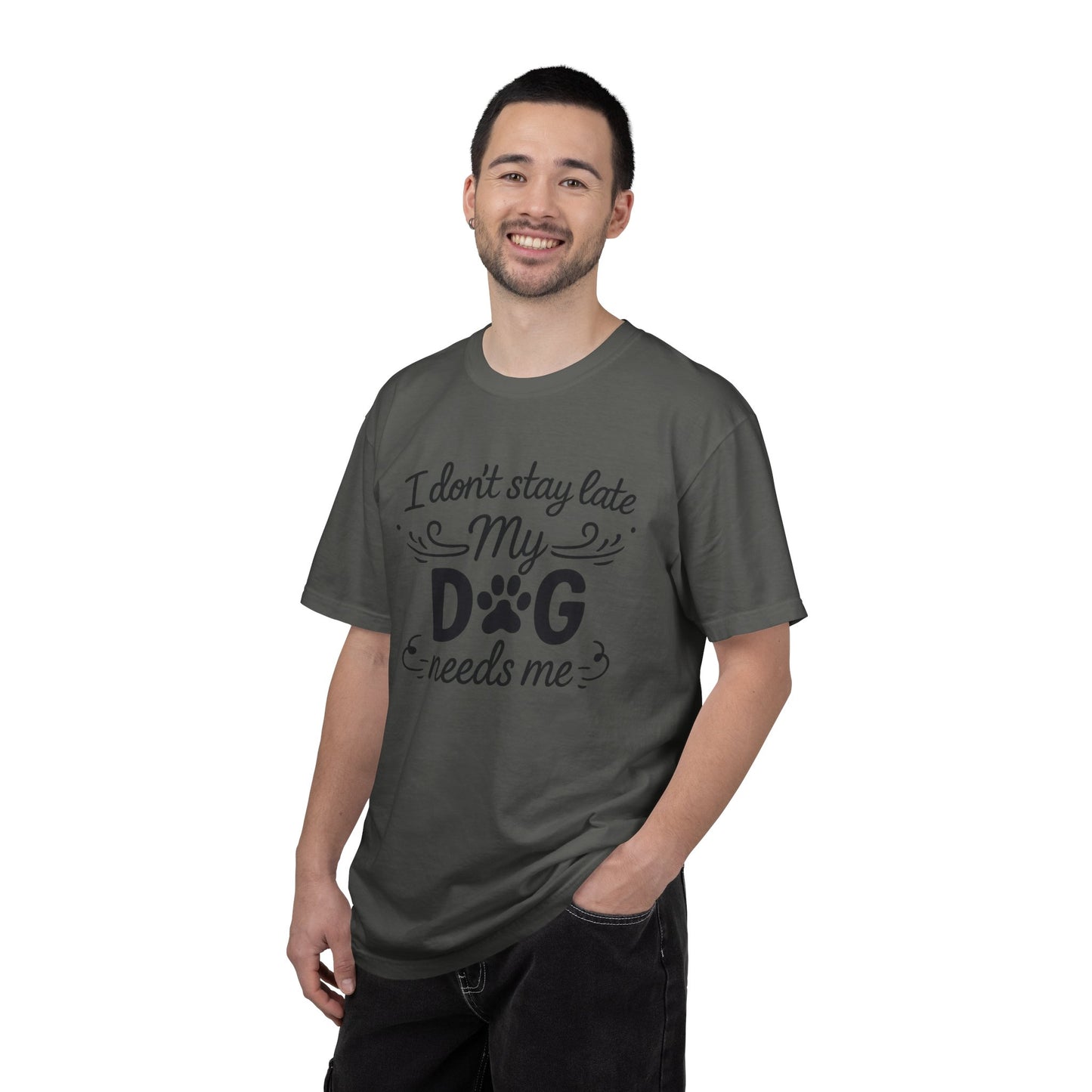 I Don’t Stay Late – Dog Lover T-Shirt