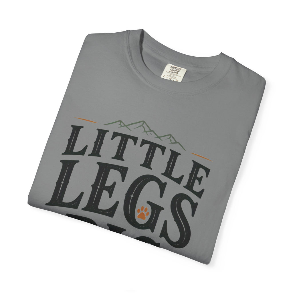 Gravhund Udendørs Eventyr T-shirt | Små Ben Store Eventyr Vandreskjorte | Camping Hundeelsker Tøj