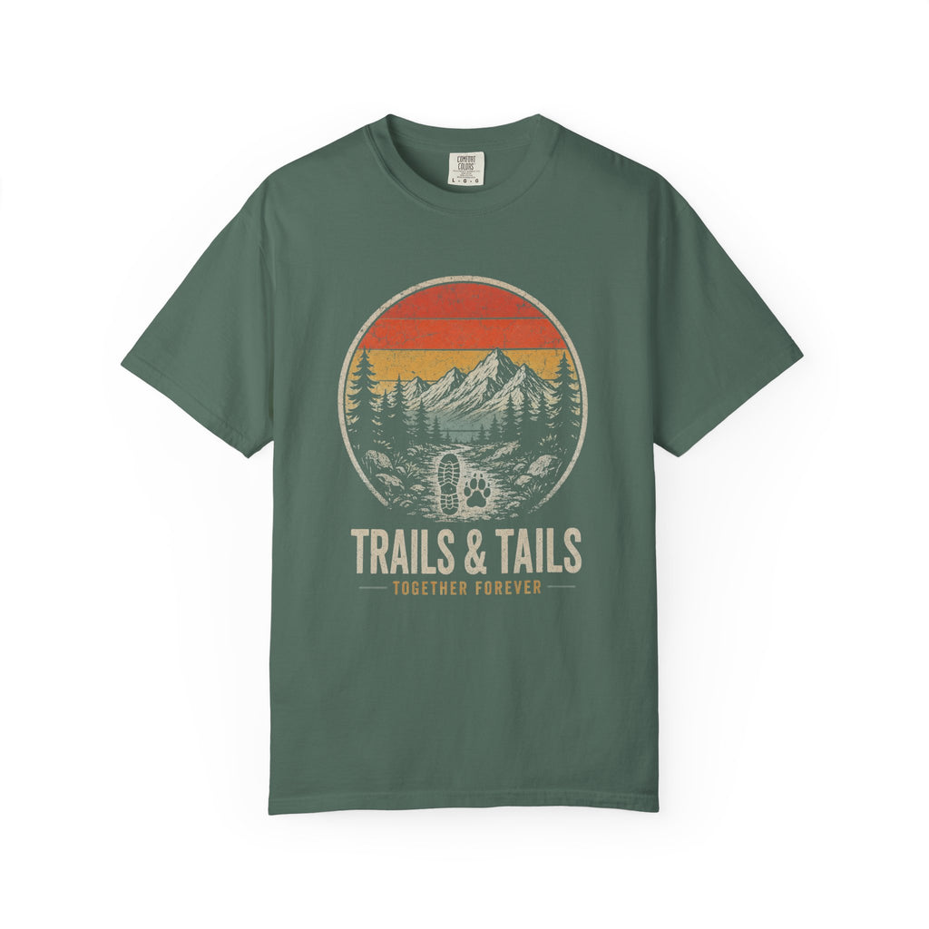 Trails & Tails T-shirt — Vintage Outdoor T-shirt til Hunde