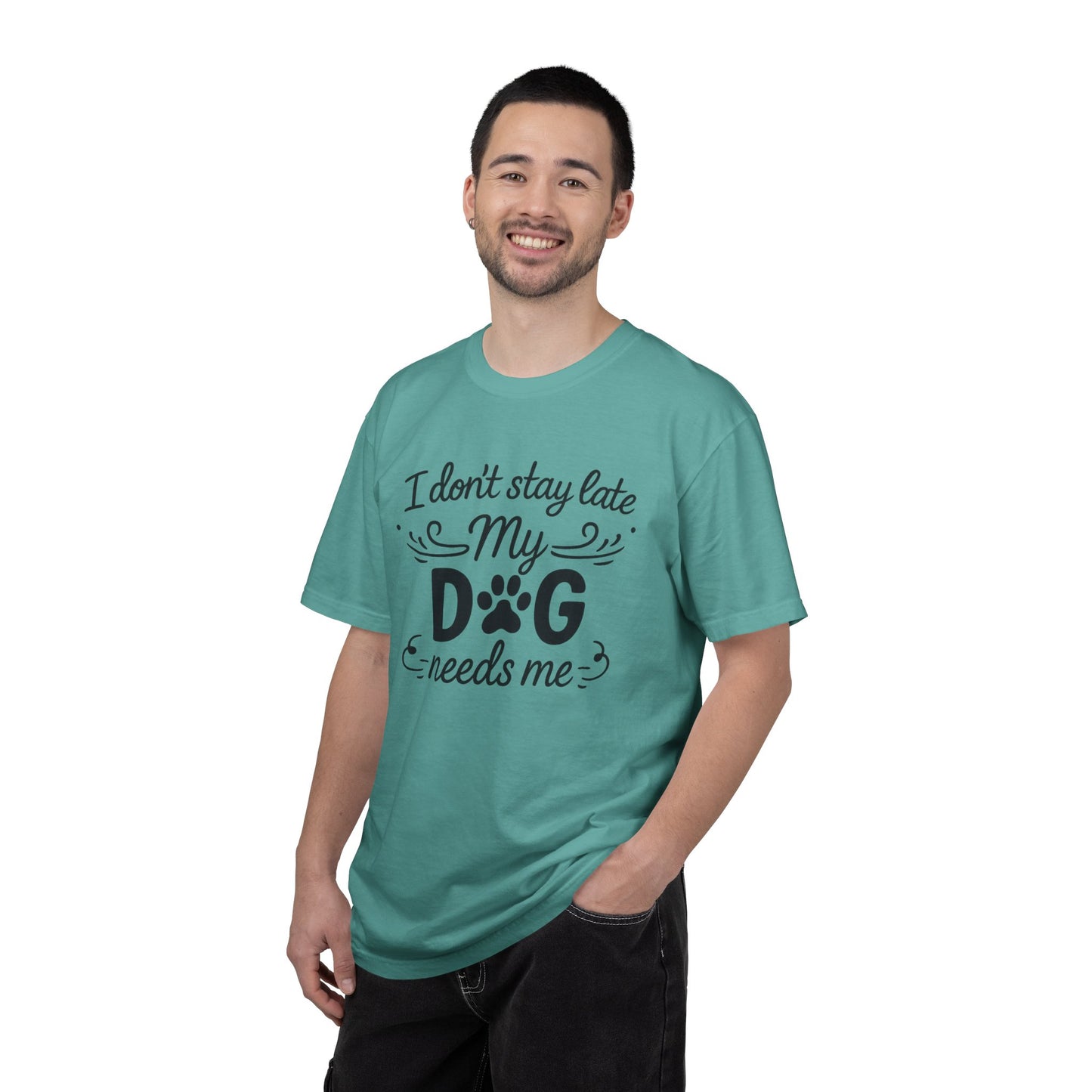 I Don’t Stay Late – Dog Lover T-Shirt