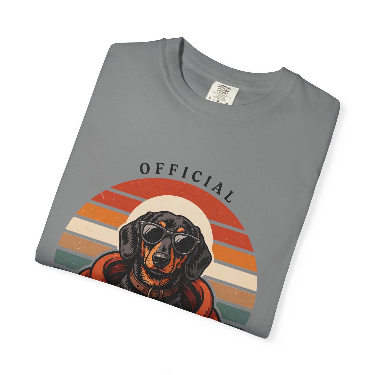 Blanket Inspector Dachshund T-Shirt — Funny Dog Lover Tee