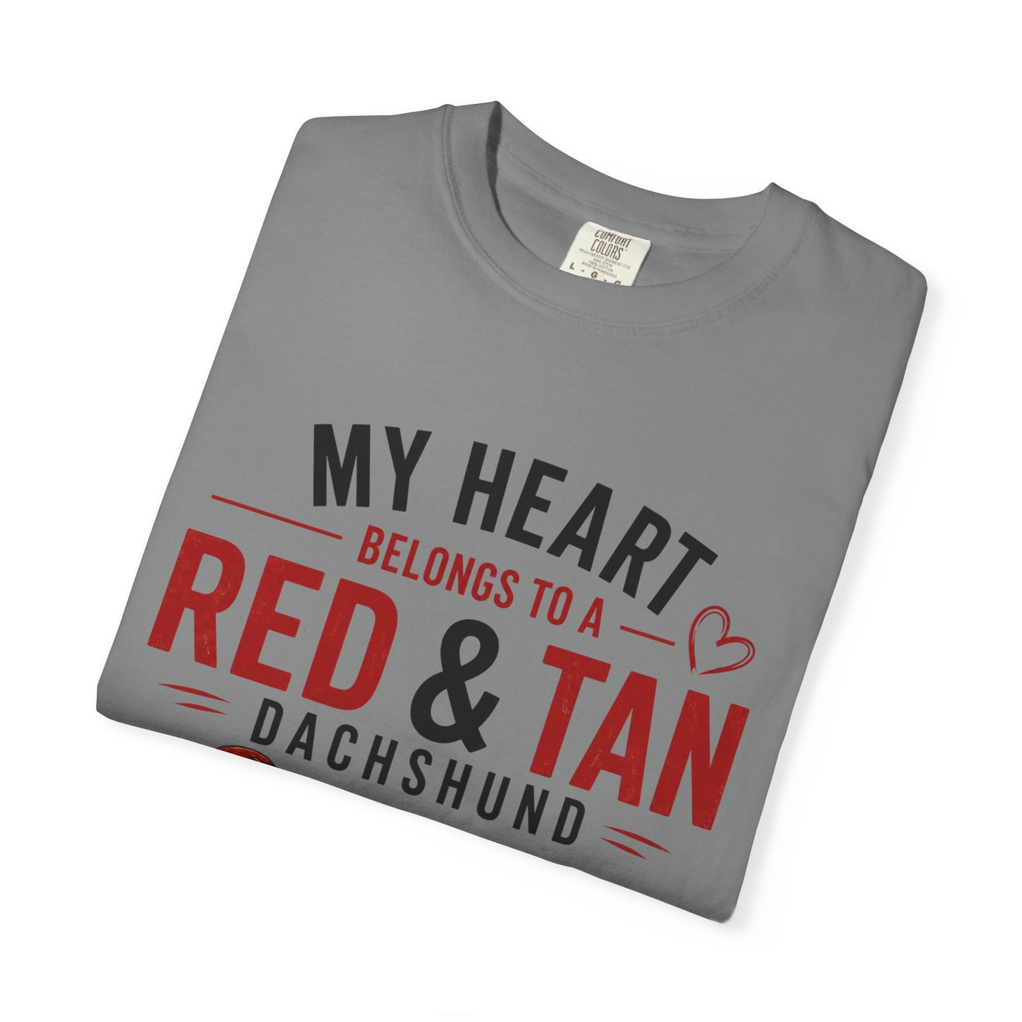 My Heart Belongs to a Red & Tan Dachshund T-Shirt
