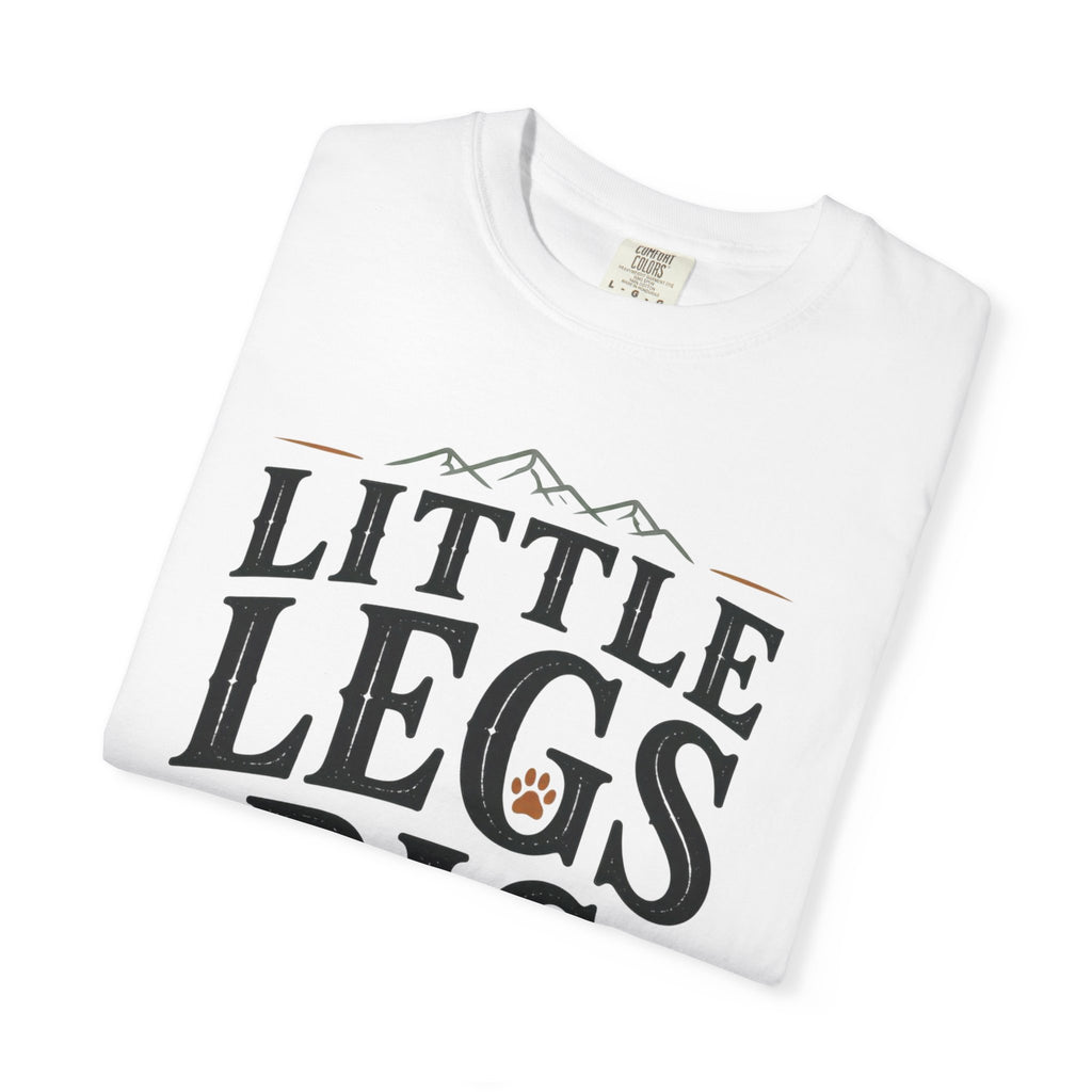 Gravhund Udendørs Eventyr T-shirt | Små Ben Store Eventyr Vandreskjorte | Camping Hundeelsker Tøj