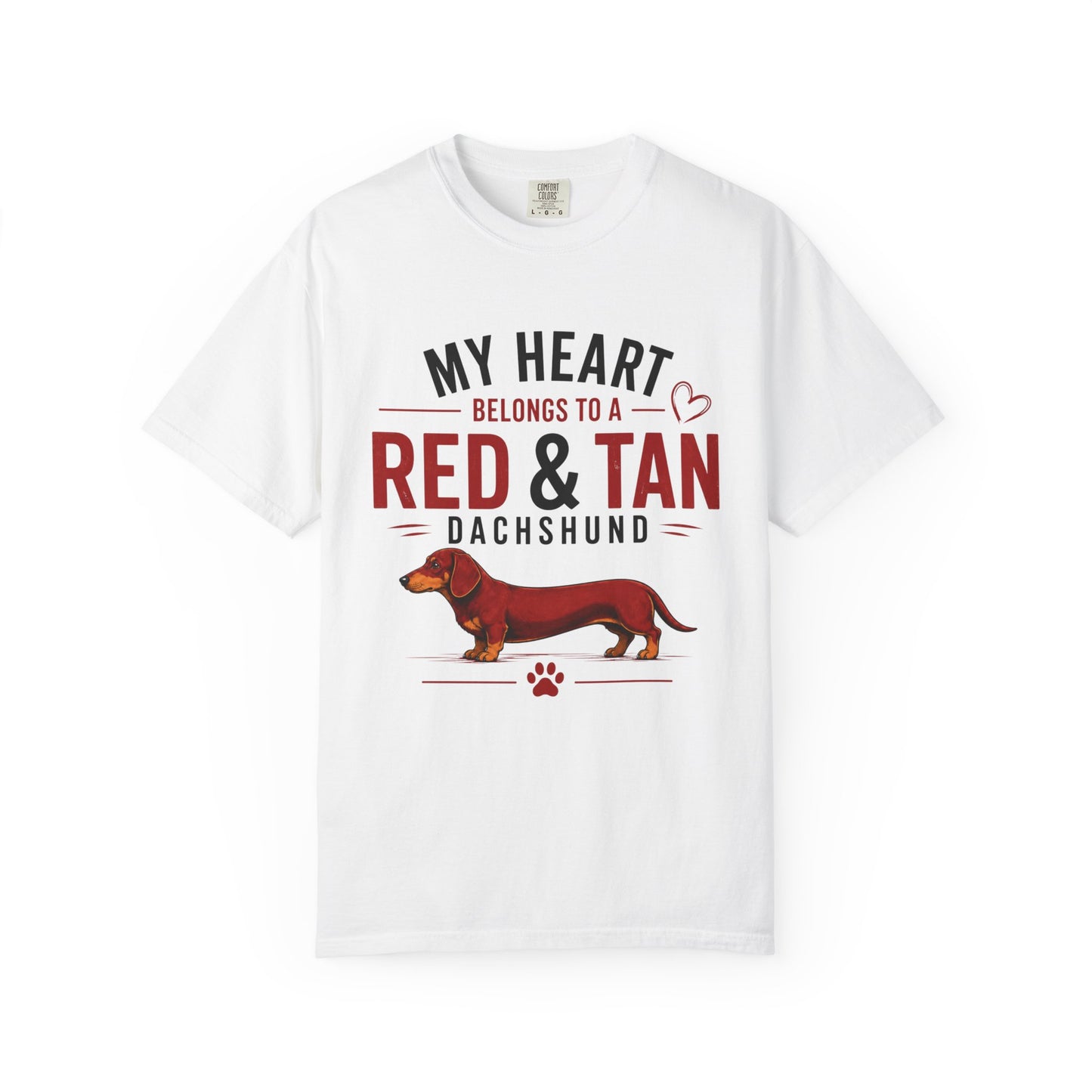 My Heart Belongs to a Red & Tan Dachshund T-Shirt
