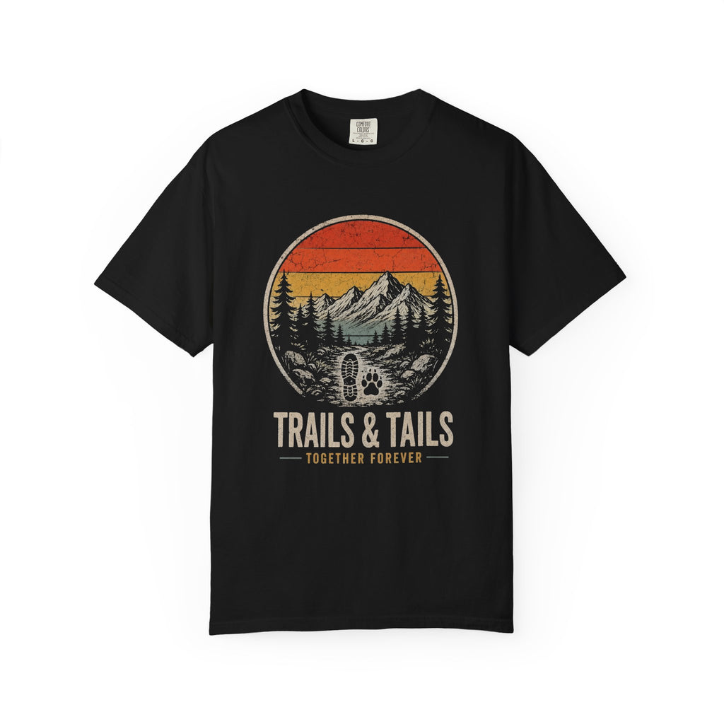 Trails & Tails T-shirt — Vintage Outdoor T-shirt til Hunde