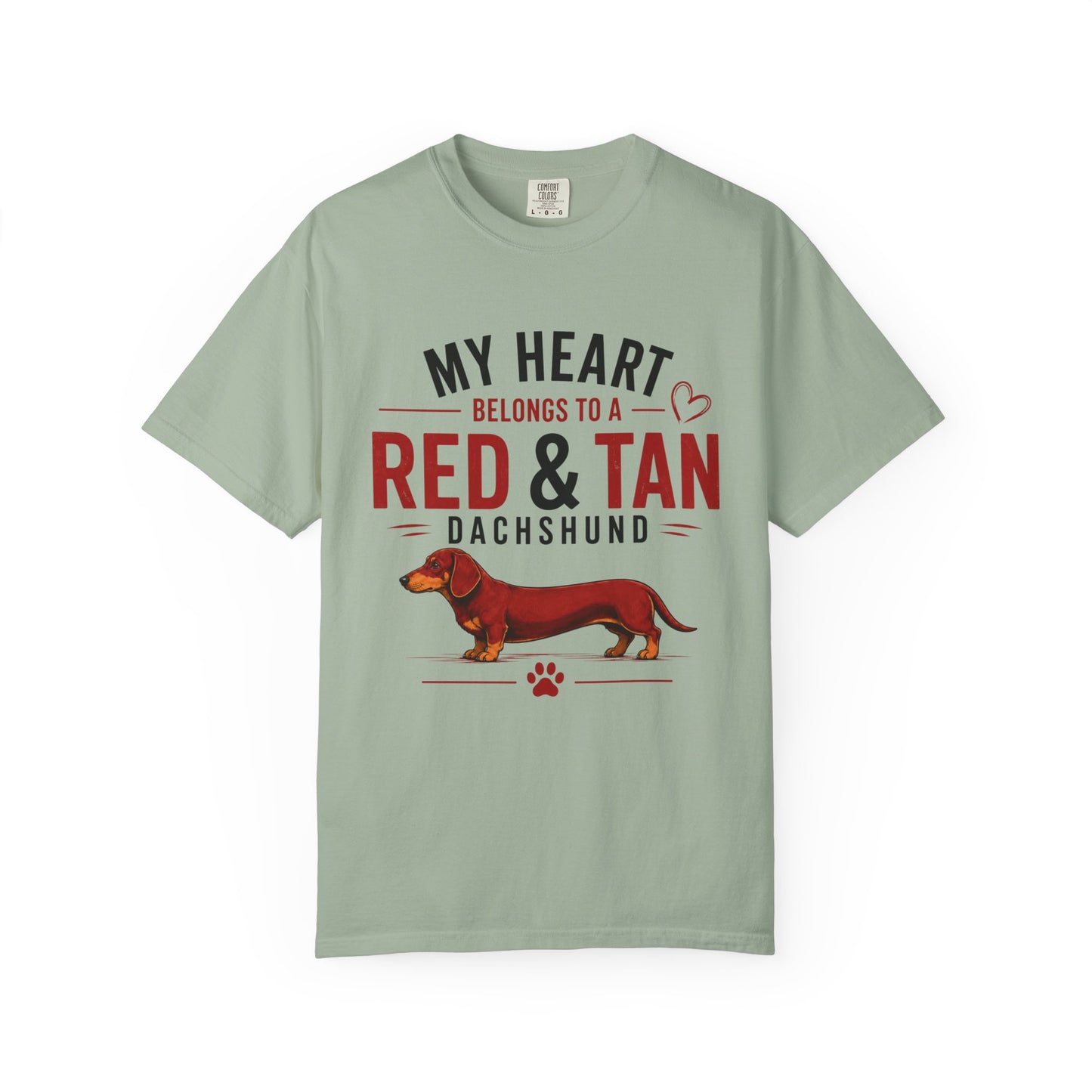 My Heart Belongs to a Red & Tan Dachshund T-Shirt