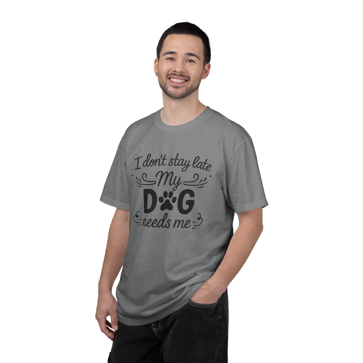 I Don’t Stay Late – Dog Lover T-Shirt