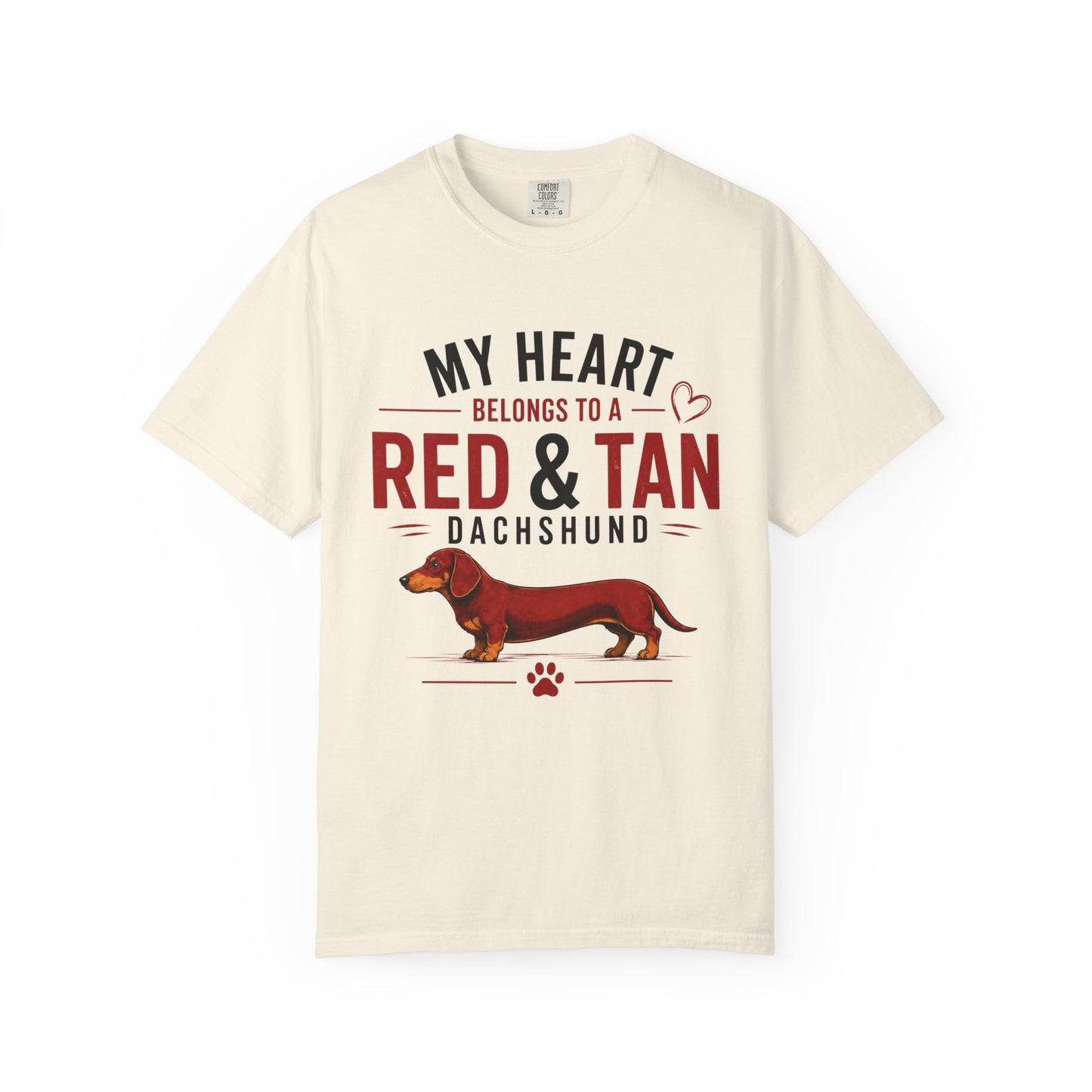 My Heart Belongs to a Red & Tan Dachshund T-Shirt
