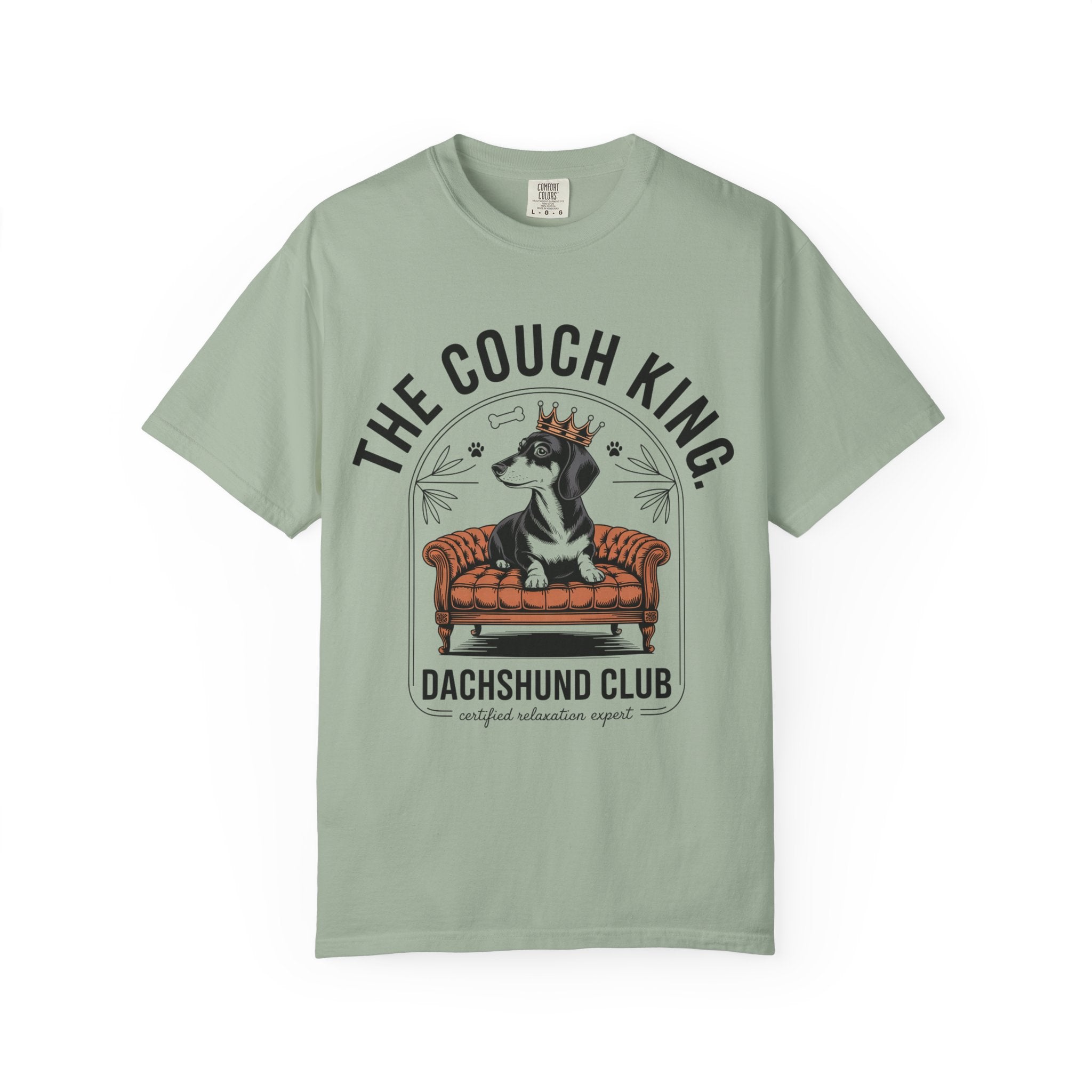 The Couch King Dachshund Club T-Shirt
