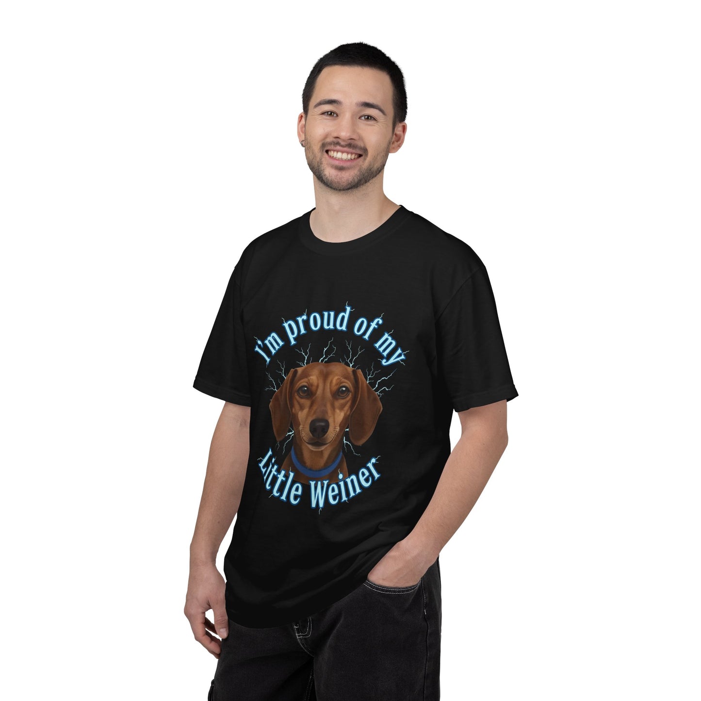 T-Shirt  “I’m Proud of My Little Weiner” Dachshund Tee