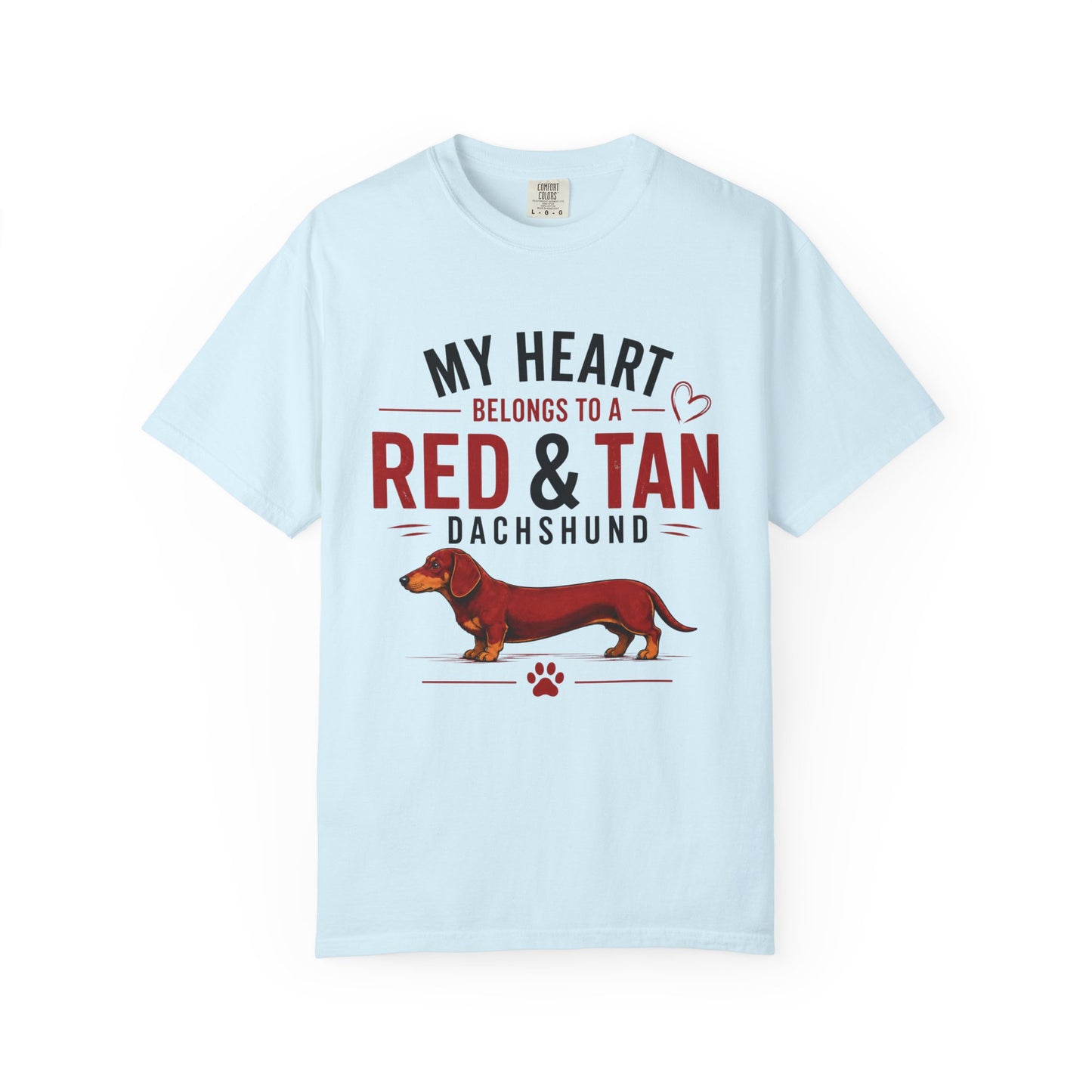 My Heart Belongs to a Red & Tan Dachshund T-Shirt