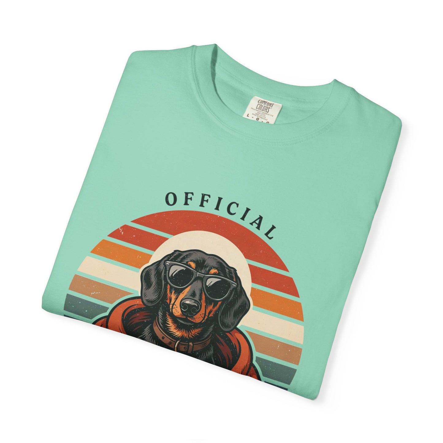 Blanket Inspector Dachshund T-Shirt — Funny Dog Lover Tee
