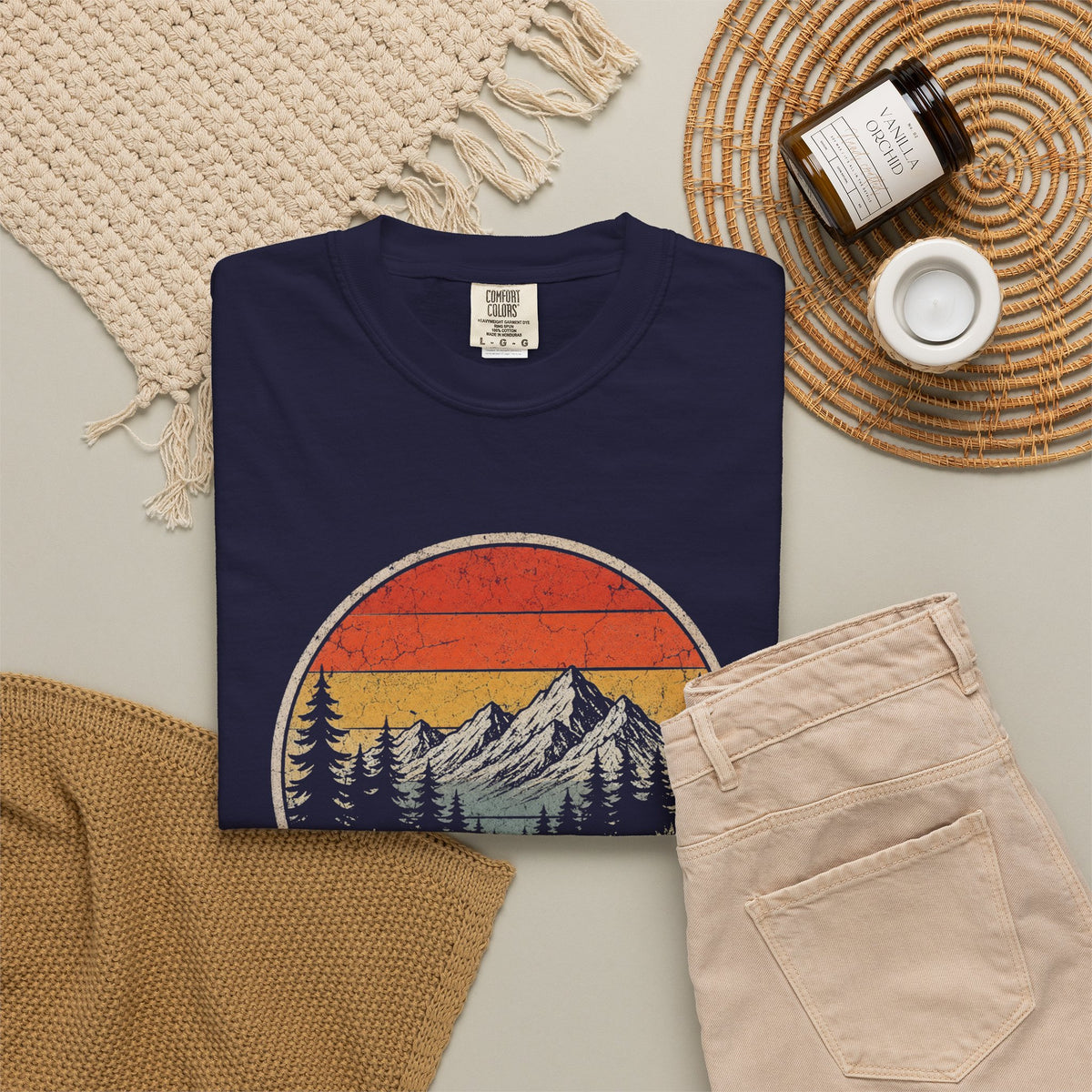 Trails & Tails Tee — Vintage Outdoor Dog Hiking T‑Shirt